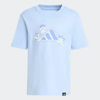 adidas Kids Anime Pets Graphic T-Shirt Kids Glow Blue [JV5260] 110 Glow Blue