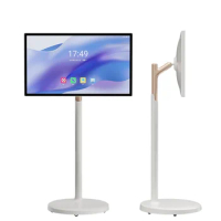 32 Inch Lcd Wireless Monitor 60Hz Ips Touchscreen Portrait Mode Touch Input Built-In Battery Moveable Stand Stand By Me Monitor