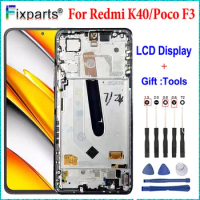 New 6.67" For Xiaomi Poco F3 LCD Display Touch Screen Digitizer Assembly With Frame For Xiaomi Redmi K40 LCD Redmi K40 Pro Lcd