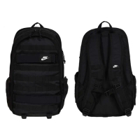 【NIKE 耐吉】大型後背包-雙肩包 肩背包 旅行包 黑白(FD7544-010)