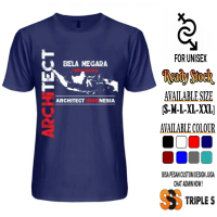 Paling Berkualitas KAOS ARCHITECT INDONESIA BELA NEGARA KAOS PROFESI ARSITEK  Baru