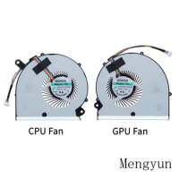New Laptop CPU GPU Cooling Fan For Gigabyte Aero15 RP64W RP65W BS5005HS-U2N BS5005 HS-U2M