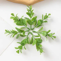 Hot sale Artificial Plant Leaves for Christmas Party Home Wedding wreath Wall garden Decoration Accessorie Diy gift Scrapbook