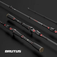 KastKing Brutus multi-section rod Carbon Spinning Casting Fishing Rod with 1.29m 1.86m 2.07m 2.28m Baitcasting Rod