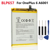 Original BLP657 3300mAh Battery For OnePlus 6 A6001 Oneplus6 One Plus 6 Genuine Phone Replacement Li-ion Batteries