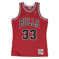 【NBA】M&amp;N G2二代 Swingman復古球衣 公牛隊 97-98 #33 Scottie Pippen 紅(SMJYGS18153-CBUSCAR97SPI)