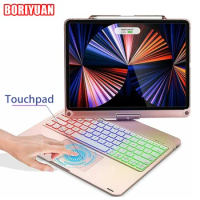 Magnetic Touchpad Keyboard Case for IPad 10.9 Air4 Pro11 12.9 2021 2020 2021 Wireless Bluetooth Keyboard Case Backlight Keyboard