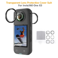 Lens Guards Protector For Insta360 X3 Anti-scratch HD Protective Shell Case For Insta360 ONE X3 action Cameras Accessories