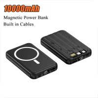 10000mAh Magnetic Qi Wireless Charger Power Bank for iPhone 14 13 12 Pro Max Mini Powerbank for Samsung Huawei Xiaomi Poverbank