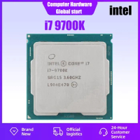 Used Intel Core i7 9700K 3.6 GHz Eight-Core Eight-Thread CPU Processor 12M 95W LGA 1151