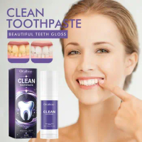30ml Purple Whitening Toothpaste Removal Tooth Stains Repairing Care For Teeth Gums Fresh Breath Brightening Teeth Care S0D9