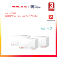 Mercusys Halo H37BE BE6500 Whole Home Mesh Wi-Fi 7 System 2 Pack 3 Pack