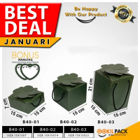 Kotak Kue|Cake Box|Kotak toples kue|Dus Kue|toples kue 500gr B40