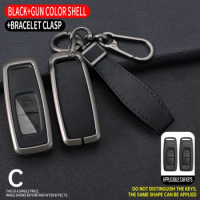 For Honda Adv 350 PCX 125 PCX160 AV 350 SH350i VISION 110 2021 2022 2023 Zinc Alloy Leather Remote Key Case Cover Shell Holder