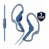 Sony MDR AS 210AP Blue Sport In-Ear Headphones, with Mic, Splashproof