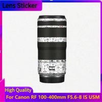 For Canon RF 100-400mm F5.6-8 IS USM Lens Sticker Protective Skin Decal Film Anti-Scratch Protector Coat RF100-400 100-400 5.6-8