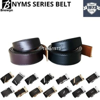 TOKO1973 [BREWYN] NEW NYMS SERIES - Ikat pinggang pria rel gesper sabuk KULIT ASLI - FREE EXCLUSIVE 