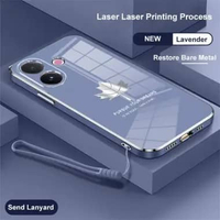 Casing Maple Terbaru VIVO V60 LITE / VIVO V60 5G Softcase Elektro Plating VIVO V60 LITE BIRU