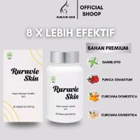 RURUVIE SKIN Kapsul Whitening Memutihkan Mencerahkan & Meremajakan Kulit dengan L-Glutathione & Coll