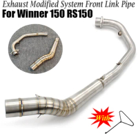 For Winner X 150 RS150 RS150R Motorcycle Modification Suitable Exhaust Pipe Connecting Front Sectio Modified System Bike Elbow