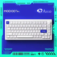 Akko Mod007Pc Mechanical Keyboard Multifunctional Knob Hot Swap Gasket Gaming Keyboard Customized Pc Gamer Accessories Office