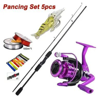 SKY - Pancing Set Murah Murah Kuat Power Pancing 1.65M/1.8M/2.1M/2.4M Joran Pancing Murah Reel Panci