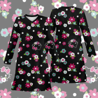 Jersi Muslimah, Rekaan Hello Kitty, Comel, Sesuai untuk Malaysia, Sut Sukan, Baju-T Pasangan Sublima
