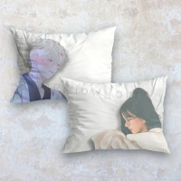 PillowArt Bantal Halu Custom Foto Anime Kpop Ukuran 60 x 40 cm - Koleksi Unik Aesthetic ART014