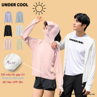 Áo chống nắng chất su ICE mát lạnh UNDERCOOL nam nữ 6D Hàn UPF 50+Áo chống nắng màu pastel Live ACN0