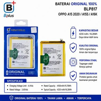 Bplus B+ Baterai Battery Batre blp817 oppo a15 2020 / a15s / a16k