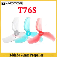 20pcs/10pairs T-MOTOR T76S 3-blade 76mm Propeller 3 inch CineWhoop Ducted Match with F1507 without shaft RC FPV Racing Drone