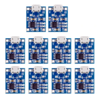 1-20PCS Type-c/Micro/Mini USB 5V 1A 18650 TP4056 Lithium Battery Charger Module Charging Board With Protection Dual Functions 1A