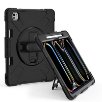 點數11%｜【廠商直寄】10入x 矽膠款 保護殼 (不含背帶) 適 2024 M4 iPad Pro 13 軍規防摔 保護套 13吋