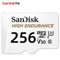 SanDisk SD Extreme microsd TF卡256g高速耐用存儲卡行車記錄儀專用手機內存卡攝像頭相機