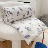 小清新珊瑚絨毛毯毛巾被夏季薄款小毯子空調沙發午睡毯牛奶絨蓋毯