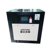 220v 60hz 3 Phase Belt driven 5.5kw 7.5 hp oil injected Screw air compressor