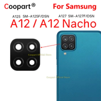 New Rear Back Camera Glass Lens for Samsung Galaxy A12 A12 Nacho A125 A127 SM-A125F/DSN SM-A127F/DSN Replacement Parts
