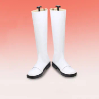 Denji Sentai Megaranger Cosplay Shoes Super sentai White Boots Cosplay Shoes Custom Size