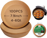 Air Fryer Liners for Ninja Air Fryer 100 Pcs Air fryer Paper Liner Air Fryer Accessories for Ninja