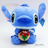 【UNIPRO】迪士尼 史迪奇 Disney Stitch 18公分 抱椰子 喝椰子水 絨毛玩偶 布偶 娃娃 禮物