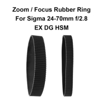 Lens Zoom Rubber Ring / Focus Rubber Ring Replacement for Sigma 24-70mm f/2.8 EX DG HSM Camera Accessories Repair part