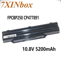7XINbox 10.8V 5200mAh FPCBP250 CP477891 FPCBP250AP Battery For Fujitsu LifeBook LH520 LH530 AH530 AH531 PH521 A530 A531 BP250