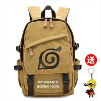 Ransel Anak Sekolah Anime Logo HOKAGE Konoha Backpack