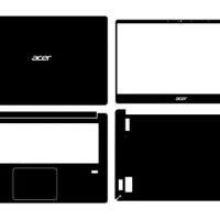 Carbon fiber Vinyl Laptop Sticker Skin Decals Cover Protector for Acer SF114-32 14"