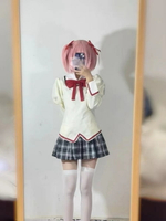 【臺灣公司優質服務】魔法少女小圓cos校服 鹿目圓曉美焰美樹沙耶香見瀧原校服全套現貨