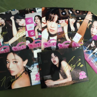 signed TWICE Autographed ONCE AGAIN Group photo 5*7 K-POP Collection 2023