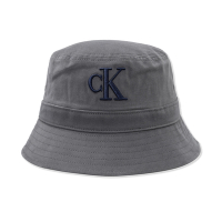 Calvin Klein CK 熱銷刺繡文字漁夫帽-深灰色