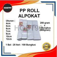 HPL PP ROLL 4,5,6,7,9,10,12 CM PLASTIK PP ROL ALPOKAT MURAH PANJANG TERMURAH ALP 03 PP ROLL UK 12CM