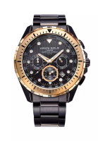 Aries Gold Aries Gold Atlantic Black and Gold Watch