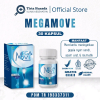MEGAMOVE ORIGINAL SUPLEMEN HERBAL ATASI NYERI SENDI TULANG AMPUH BPOM